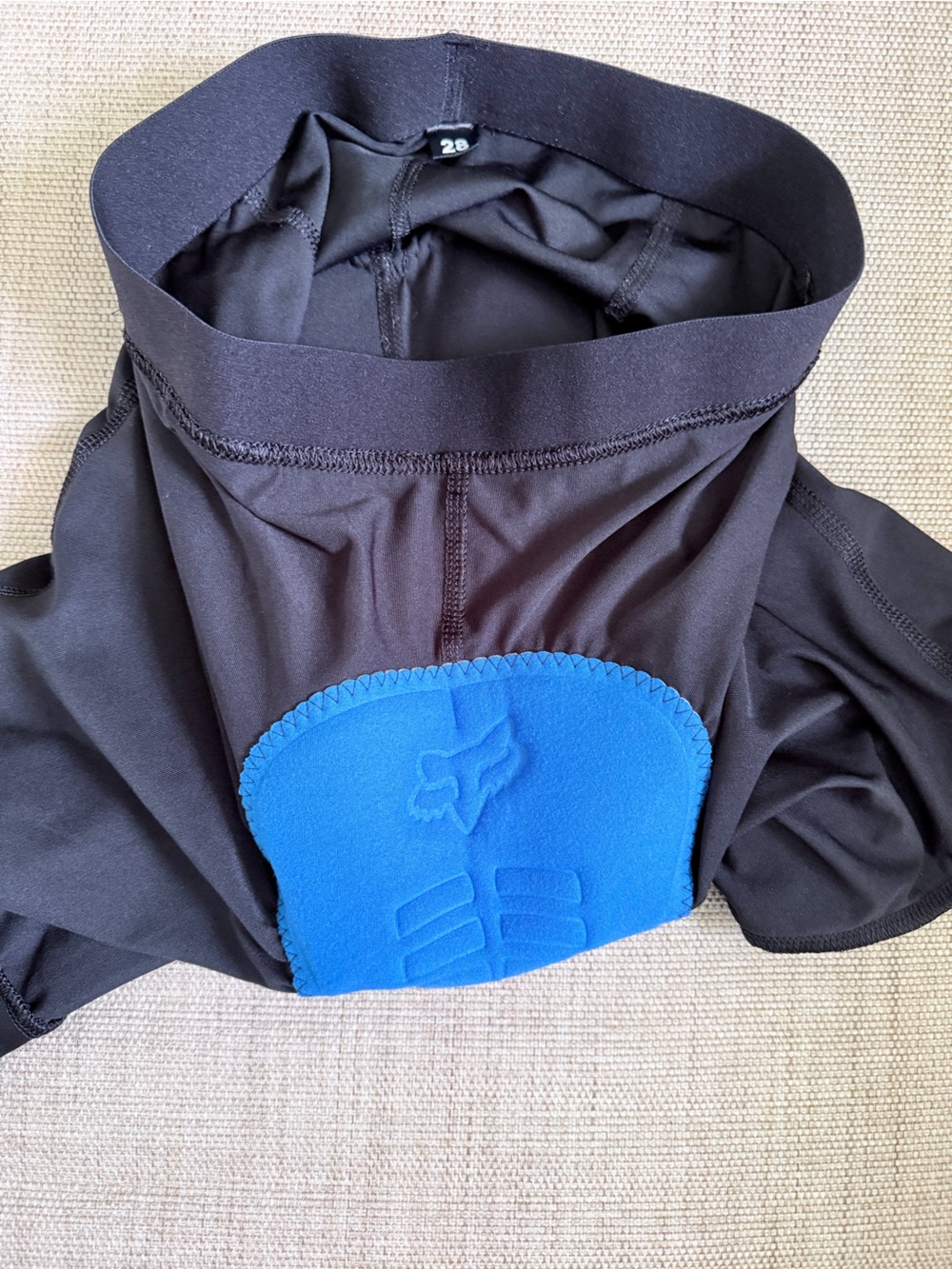 Fox Racing Padded Cycling Liner Shorts Black MTB  Size 28